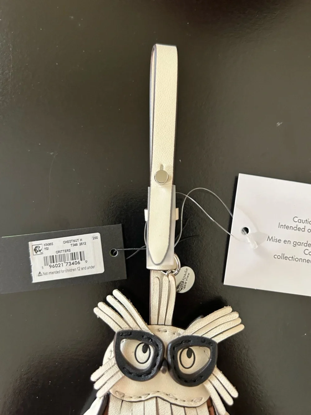 Kate Spade Charmed Ozzy Owl Bag Charm